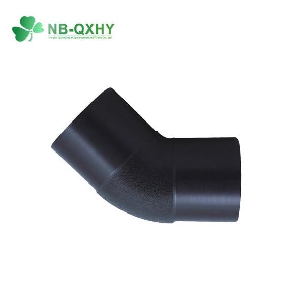 QX HDPE 90 Degree Elbow Pipe Fitting for Water Supply 20mm to 355mm Made