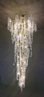 Os candelabros verticais do metal das luzes de teto personalizaram o ODM da lâmpada de pendente 240V G9
