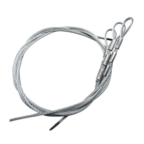 Stainless Steel Wire Rope Ferrules Sling with Eyes Terminal for Construction Cold Heading Steel Bending AiSi Standard