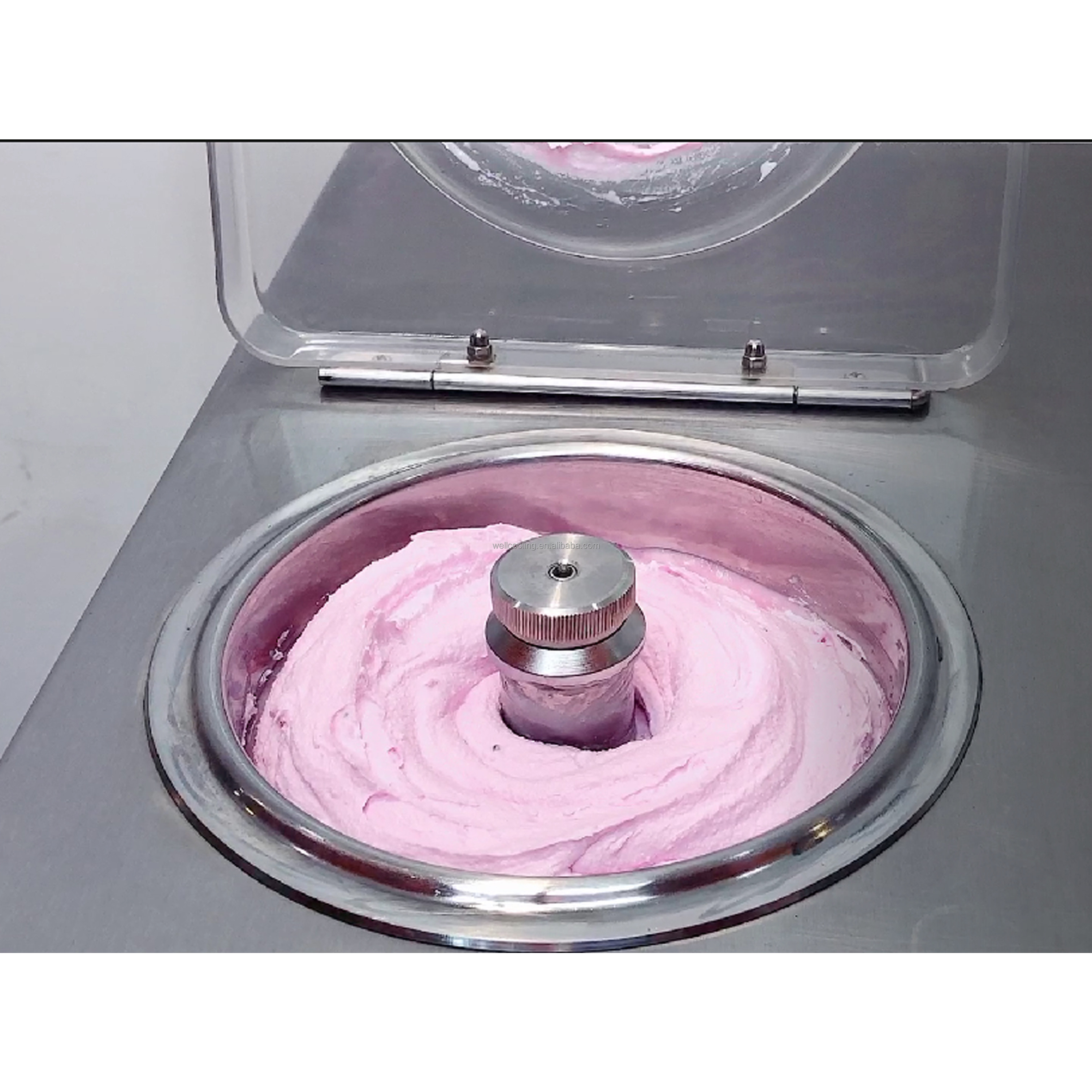 3.3L Desktop Commercial Ice Cream Gelato Making Machine Vertical Batch Freezer