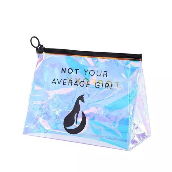 Holographic PVC Zipper Bag