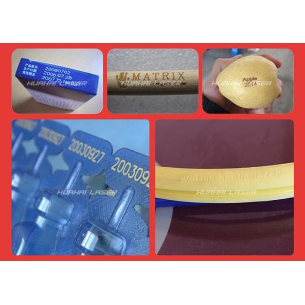 30 Watt CO2 Laser Marking Machine For Egg Wood PET Bottle Leather Printing