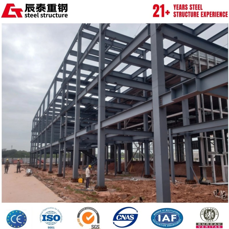 Complete Drainage System Multi-story Steel Building with Integrated Gutter System