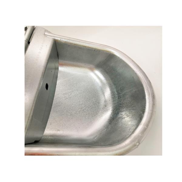 2 Holes Hot Dip Galvanized 2.5L Livestock Water Bowl