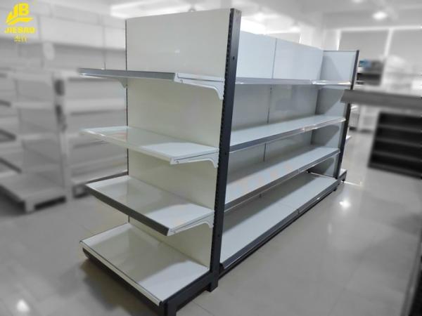 Double Side Supermarket Steel Racks Systems 2M High Steel Q235 1000m³ Hypermarket