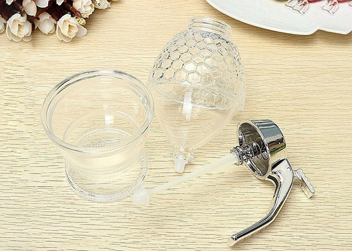 Емкость бутылки кетчуп 200ml варенья Cruet меда опарников высокого боросиликата Sealable стеклянная