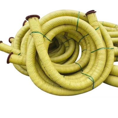 Manguera de descarga de goma reforzada resistente a la abrasión con larga vida útil