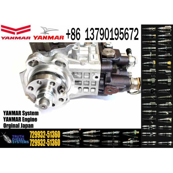 Pompes d'injection de carburant diesel 729932-51360 72993251360 Pour le moteur Yanmar 4TNV94L