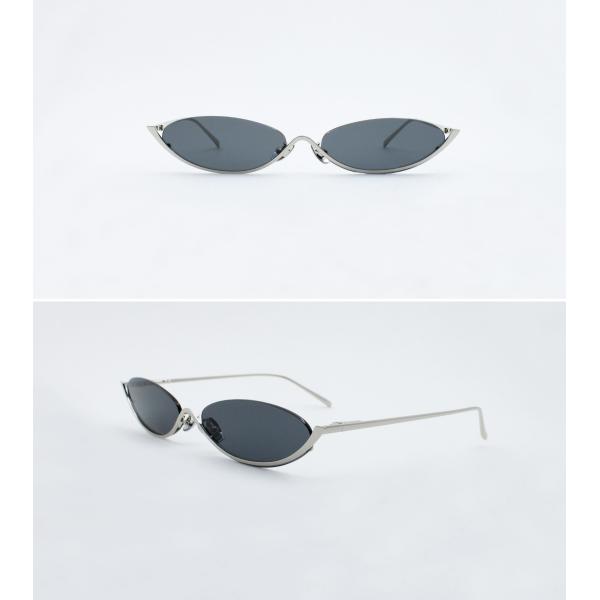 Unisex Vintage Cateye Sunglasses half rims metal Summer Cool party live music Eyeglasses UV 400