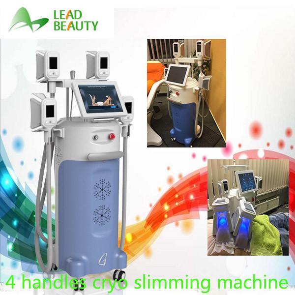 Cryo slim freezer cryotherapy cool shape with 4 handles cryo fat freezing machine