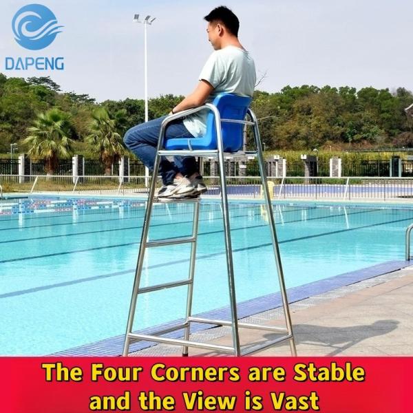 Стул Sliver+Blue личной охраны нержавеющей стали аквапарк 304 Rts другое оборудование игры воды