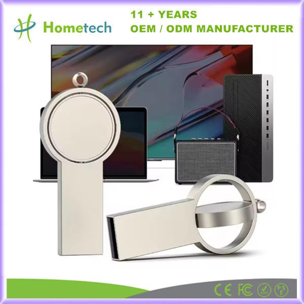 Super Mini Metal USB 3.0 Flash Drive Pen Personalizado 4GB 8GB 16GB 32GB 64GB 128GB USB Stick para presentes