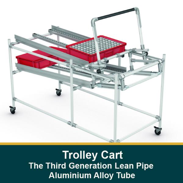 Le tube maigre d'alliage d'aluminium de tuyau de troisième génération pour le chariot de chariot