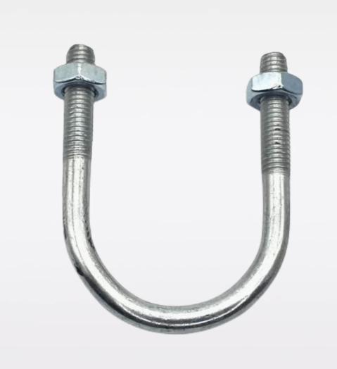 Stainless Steel/carbon Steel U-bolt Galvanized U-shaped Pipe Clamp  Various Specifications Pipeline Fixture Fixation
