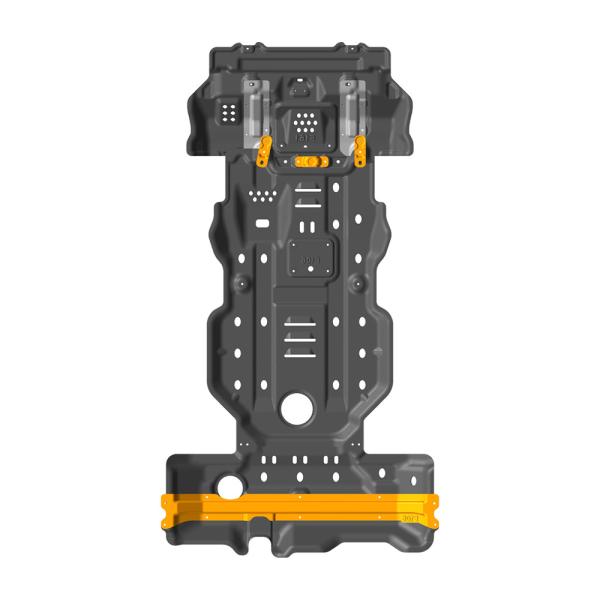 Customized Off-Road 4*4 Underbody Armor Plate for Toyota Prado LC150 in Aluminium Alloy