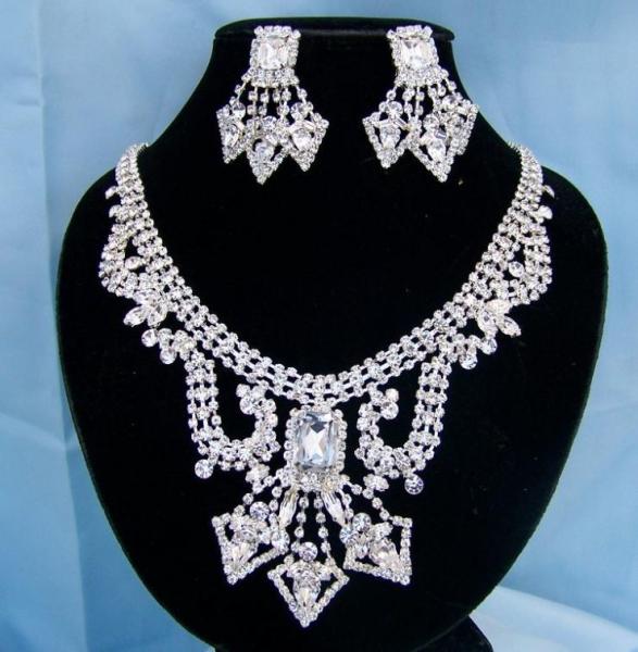 wedding rhinestone jewelry high quanlity jewelry supplier manufactuer pai crown jewelry wholesale party pageants women