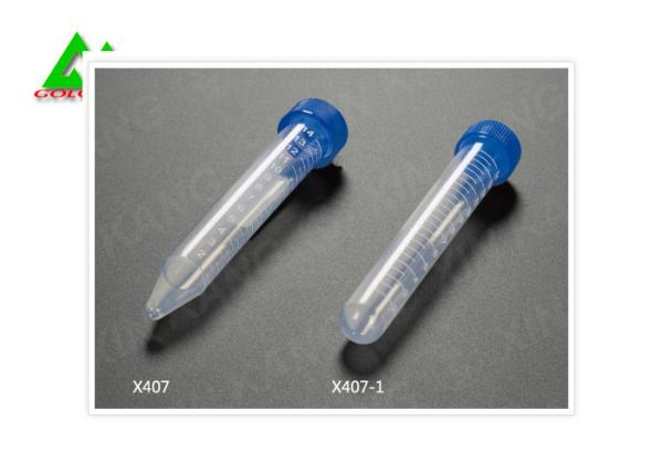 Transparent Medical And Lab Supplies Plastic Centrifuge Tubes Round / Conical Bottom