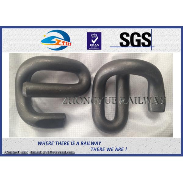Oxide Black E Shape Elastic Rail Clip With 55Si2Mn Color Painting