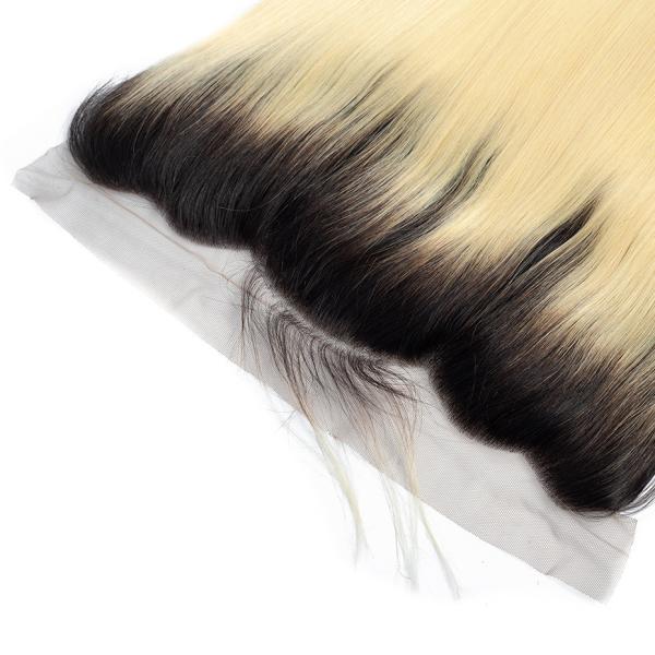 100 Virgin Brazilian Straight Hair Bundles With Lace Frontal 13 X 4