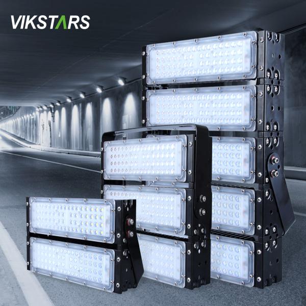 Best 100W 300W Fin Module Flood Lights for Stadium Soccer Softball Golf Course field with Brand Driver Led Flood Light