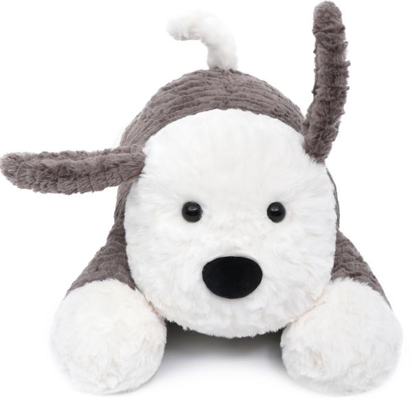 4Lbs Large Heated Unscented Microwavable Dog Throw Pillow 24inch Weighted Stuffed Dog Toy Factory OEM Custom Supplier