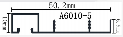 Brushed Surface LED Baseboard Wall Skirting Board for Modern Design Style Floor Trim