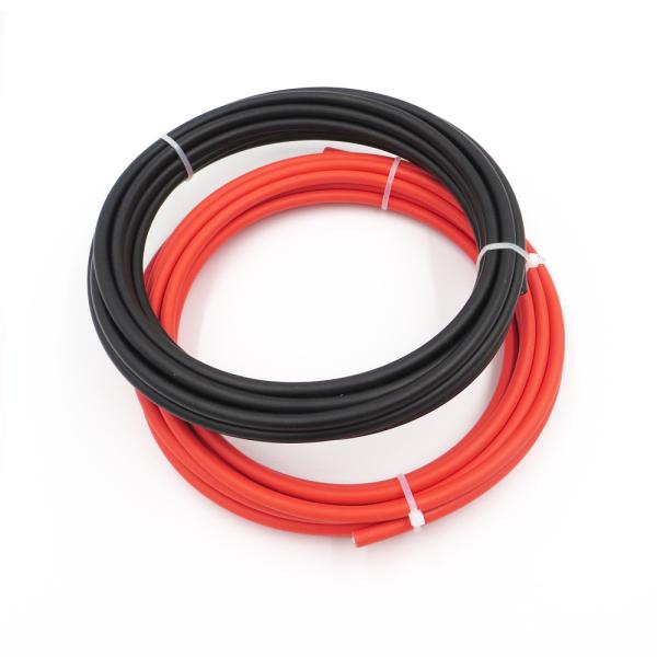DC Rated Black Red 6mm² 1500V Double Insulated Solar Pv Cable