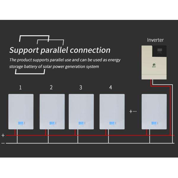 Батарея стены солнечной энергии солнечной батареи 48v 100ah иона Lifepo4 лития