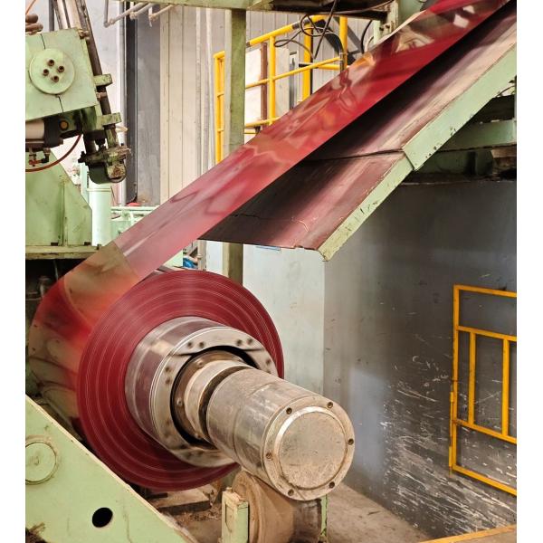 0.50*1250 European Market Painted Steel Coils PE paint 10 Years Warranty Z100 Galvanized Color Coated Coil