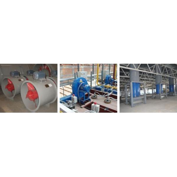 Охлаждающий вентилятор воздуходувки оборудования печи тоннеля кирпича глины баланса давления