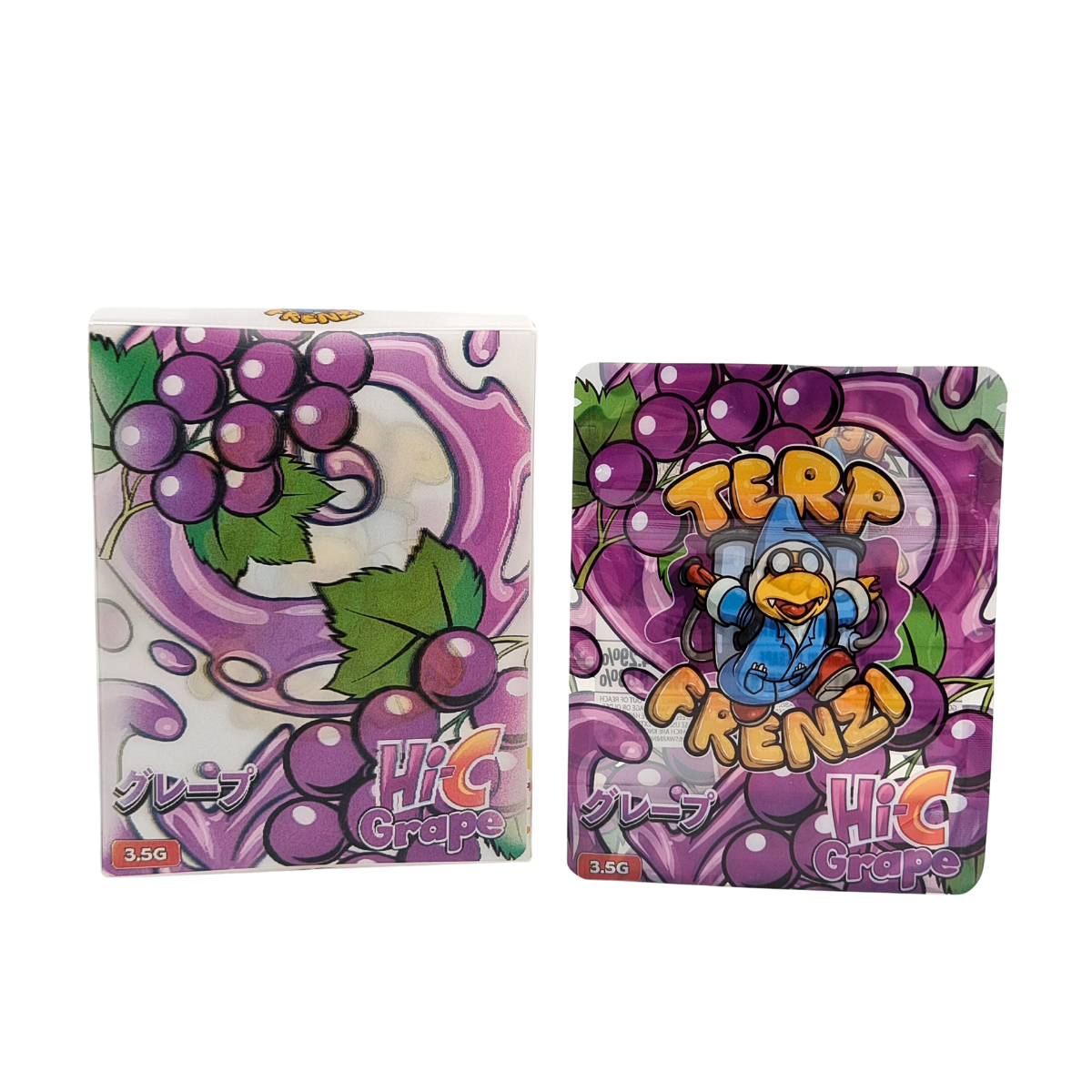 Custom Cartoon Mylar Bags Zipper Lock 3.5g 7g 14g Cali Pouches Smell Proof Edible Packaging For Cookies Sugars 3.5 Paper Box