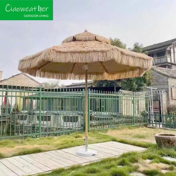 Modern Design Style Middle Pole Umbrella for Outdoor Garden Patio Hotel