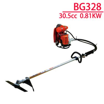 Cortador de escova da gasolina do alforje da ferramenta de jardim 33cc BG 328 para árvores da planta