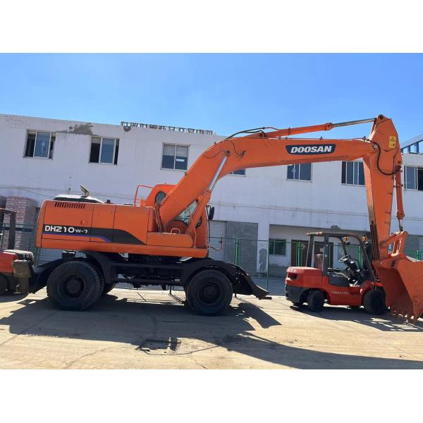 DH210W-7 Эксплуатационный колесный экскаватор 12 тонн