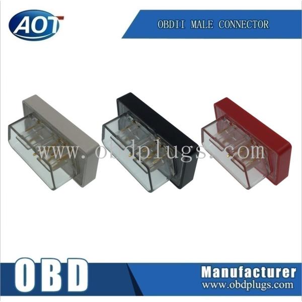 Normal Color ABS Plastic16 Pin J1962 OBD OBD II EML327 OBD2 Enclosure for Offer Drawing