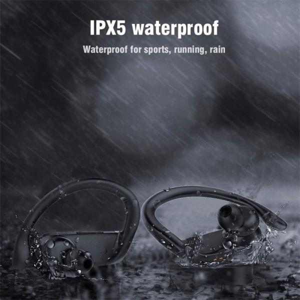 BT5.0 Sports Bluetooth Headset Ear Hook Magnetic True Wireless Stereo Earbuds