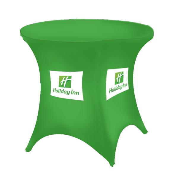 Stretch Fabric Trade Show Table cover/outdoor trade show tablecloth print advertising stretch table cover