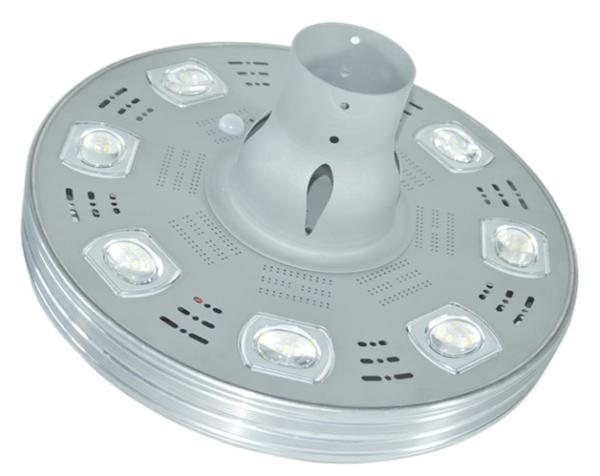 8 Heads 160w Outdoor Led Garden Pole Lights Solar Powered Planet Style D439mm
