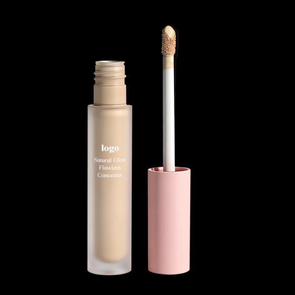 Own-brand Cosmetics Natural Organic Matte Full Coverage Vegan Waterproof Whitening Mineral Liquid Concealer 24-Hour Long-Lasting