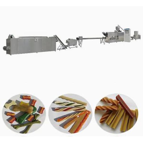 Новая ароматизированная стоматологическая линия по производству пищи для собак 100 кг/ч.