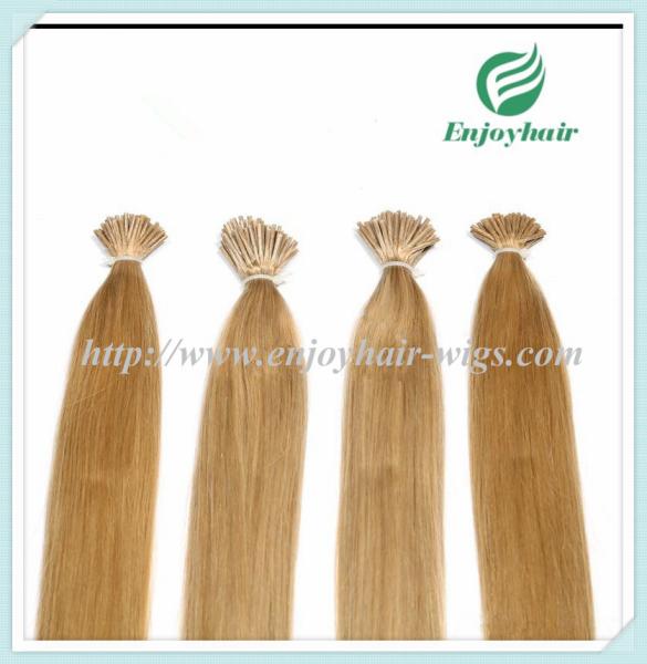 Pre-Bonded Hair 10-28 100s/pack 14# color Straight Human Hair Brazilian hair extension
