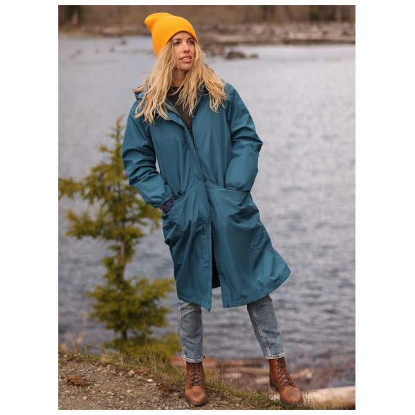 Waterproof Long Men'S Construction Rain Coat Traffic Work Oxford PVC Material