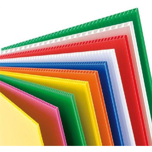 Toowin Corrugated Wave Plastic Yard Signs 18x24 Blue Red Green White Yellow Blank Sheets