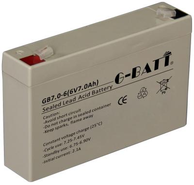 Communication System F250 7ah 6V Lead Acid Battery
