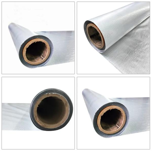 Vapor Barrier Film Insulation Aluminum Foil Fiberglass Cloth Custom