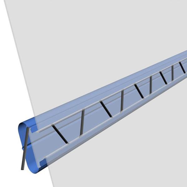 Galvanized Steel Greenhouse Wiggle Wire Channel 1mm Thickness For Netting Fixing