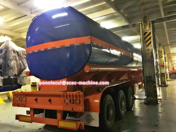 3 Alxe Heavy Duty Semi Trailers Tanker Trailer Dust Material Transportation