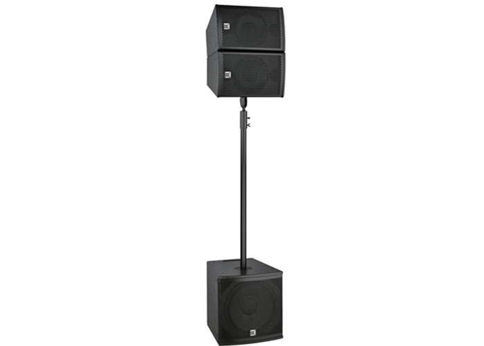 Auditorium Hall Active Line Array System , Sound System Speaker Box For Live Events