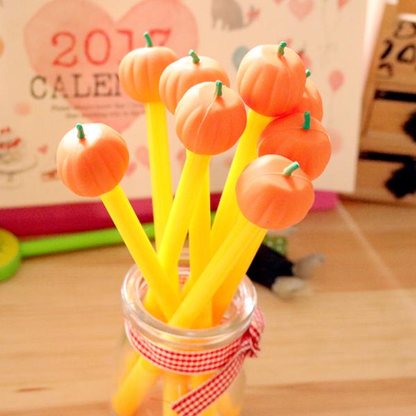 0.5mm Cute Pumpkin forma Neutral firma de la pluma Creativa de Halloween Regalo de gel de la pluma