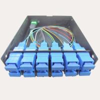 MPO-SC MPOのパネルのSimglemode 0.9mmの12港は鋼板MPOカセットを冷間圧延しました